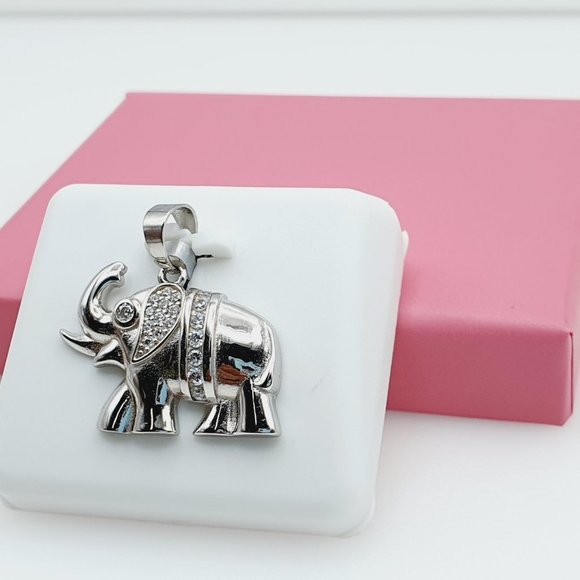 925 Sterling Silver Cubic Zirconia Pendant, U19254483 - Picture 5 of 11